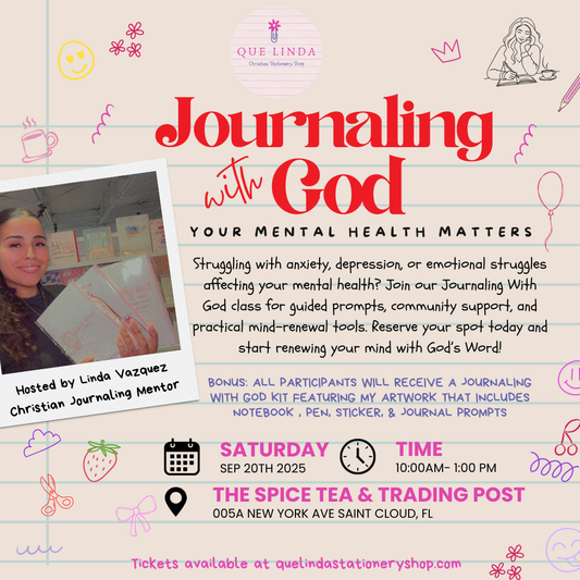 Journaling With God: Your Mental Health Matters | Saint Cloud Fl- Saturday September 20th