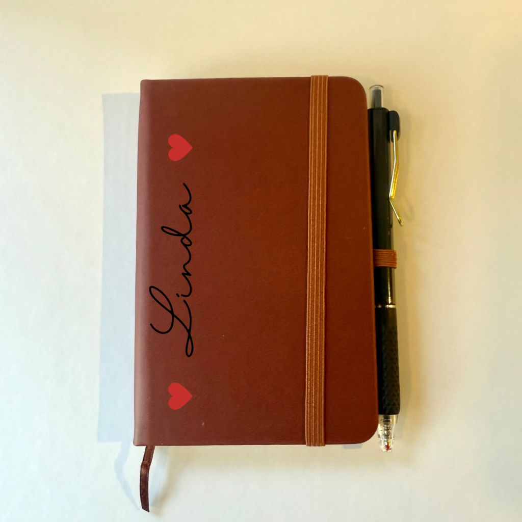 Custom Pocket Notebook with Pen – Add Name & Bible Verse