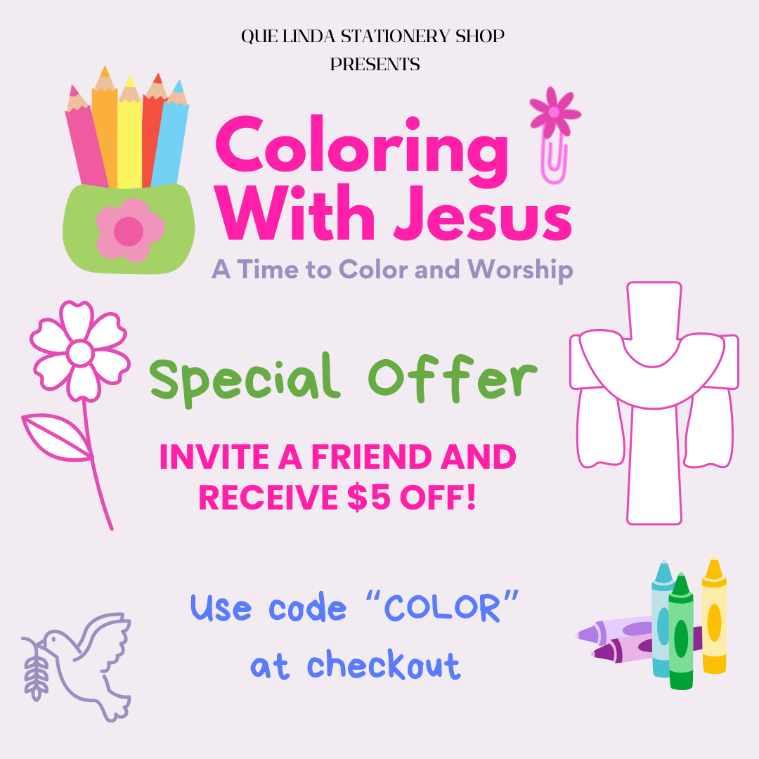 Coloring with Jesus Class – Clermont, FL - September 19th