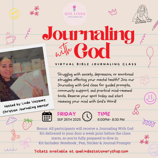 Virtual Journaling With God: Your Mental Health Matters  | Sep 26th