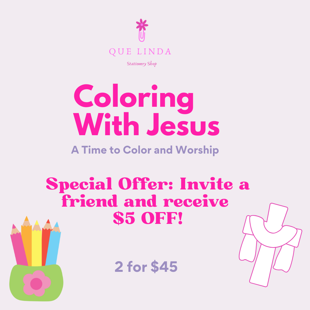 Coloring With Jesus | August 29th