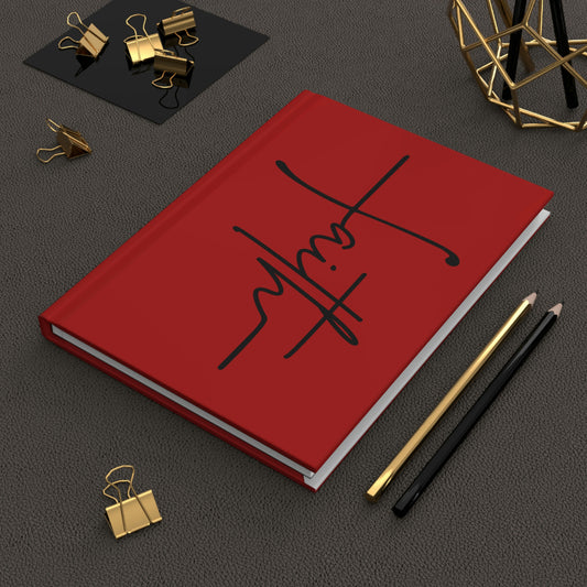 Faith | Inspirational Notebook | Christian Journal (Hardcover) (Red)