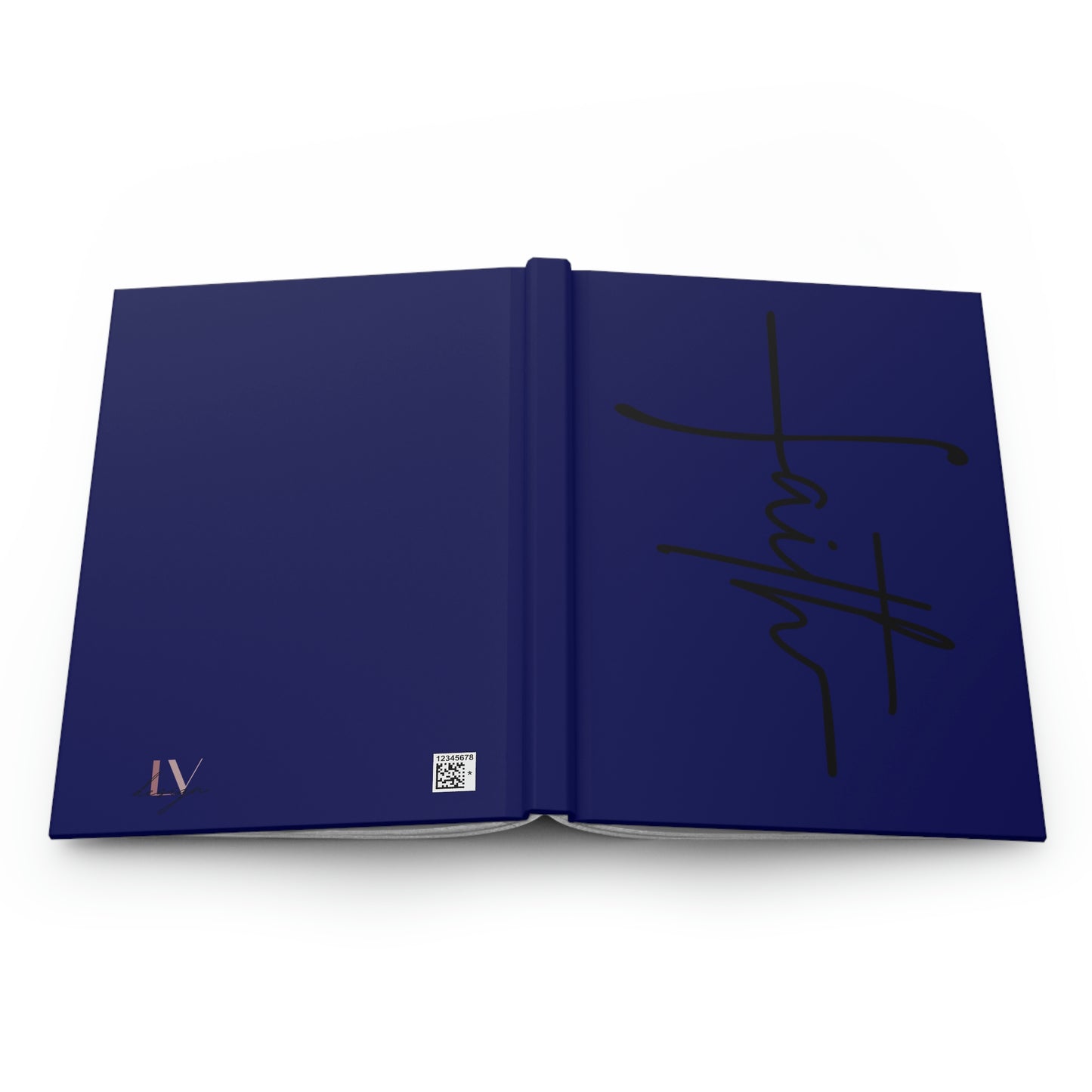 Faith | Inspirational Notebook | Christian Journal (Hardcover) (Blue)