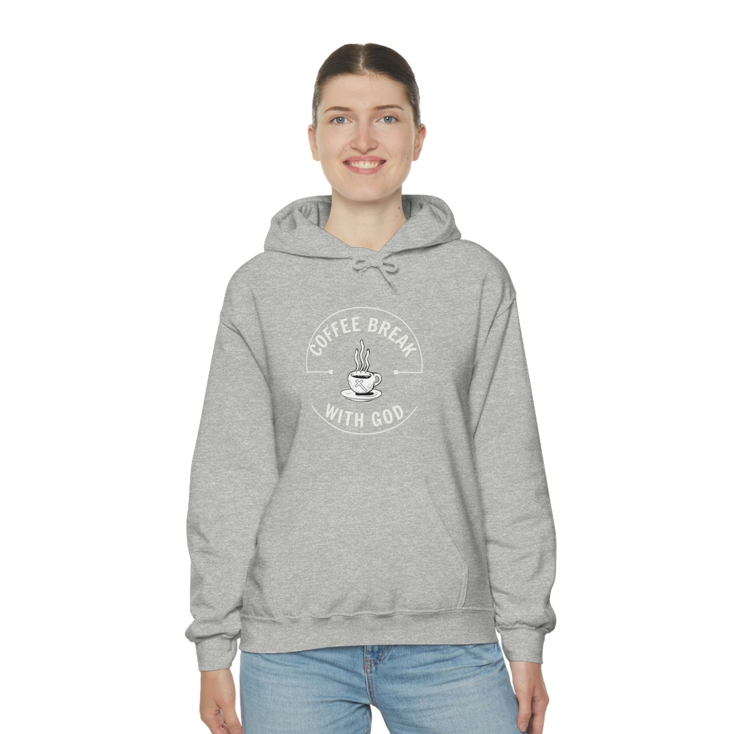 Coffee Break with God Hooded Sweatshirt