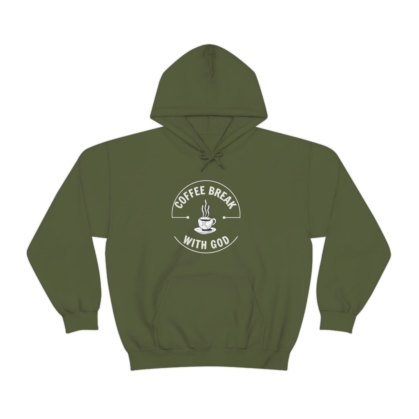 Coffee Break with God Hooded Sweatshirt