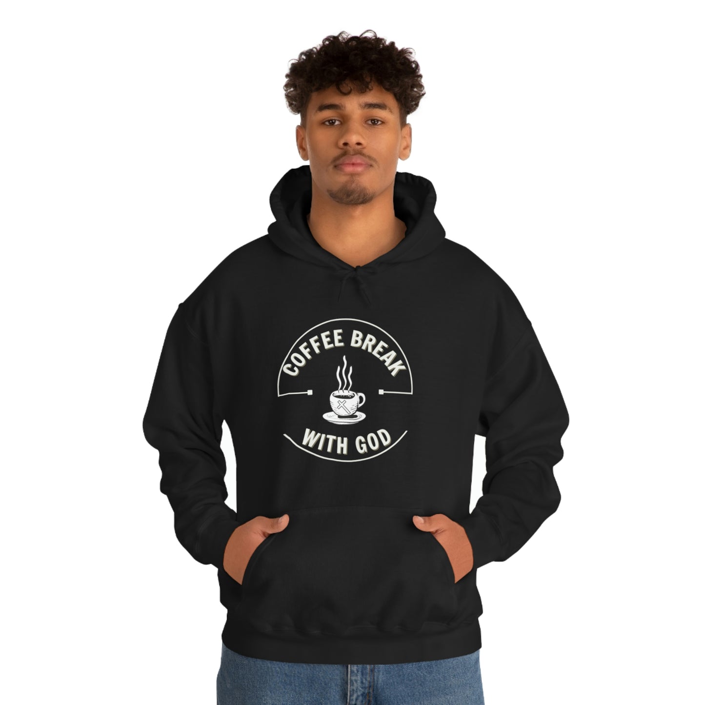 Coffee Break with God Hooded Sweatshirt