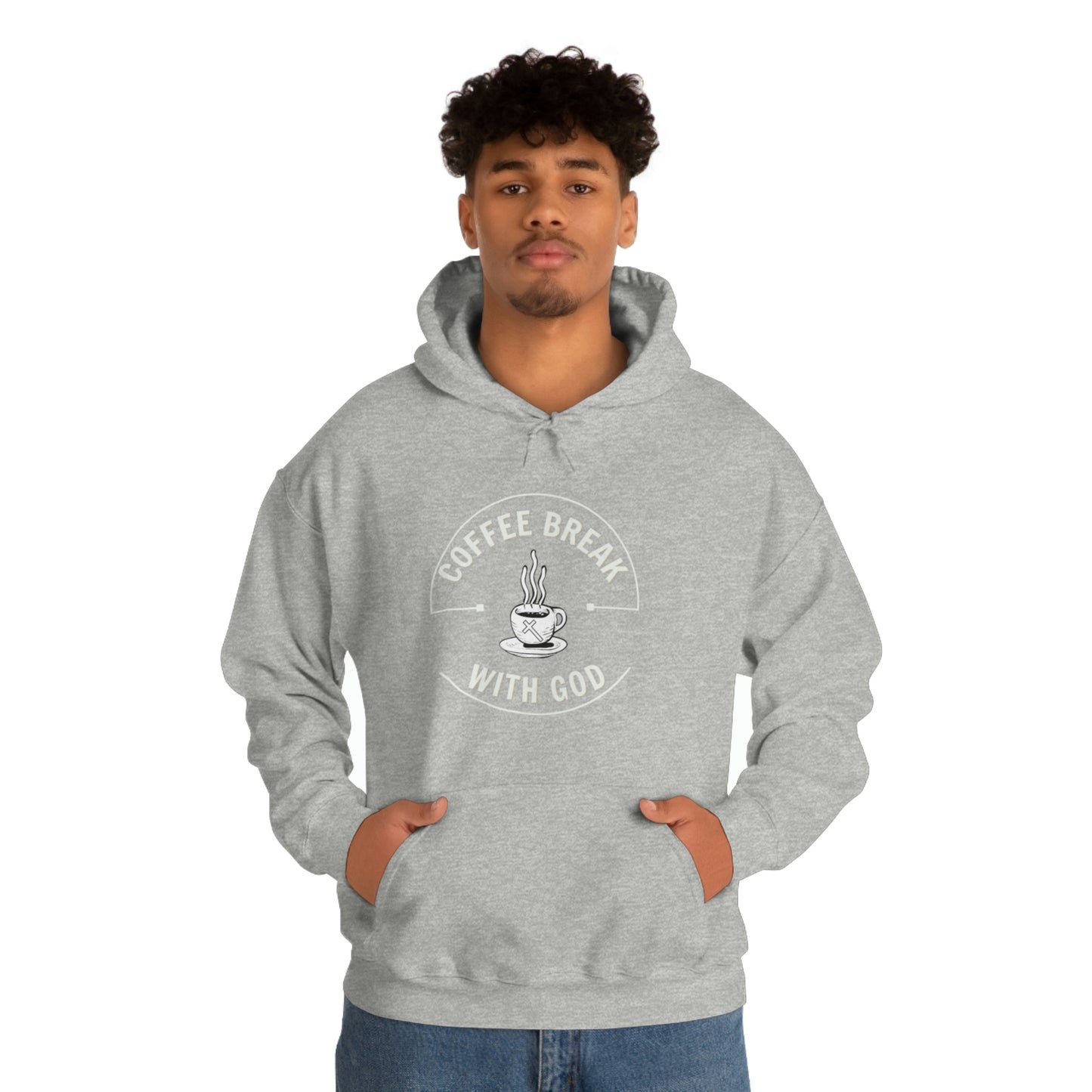 Coffee Break with God Hooded Sweatshirt