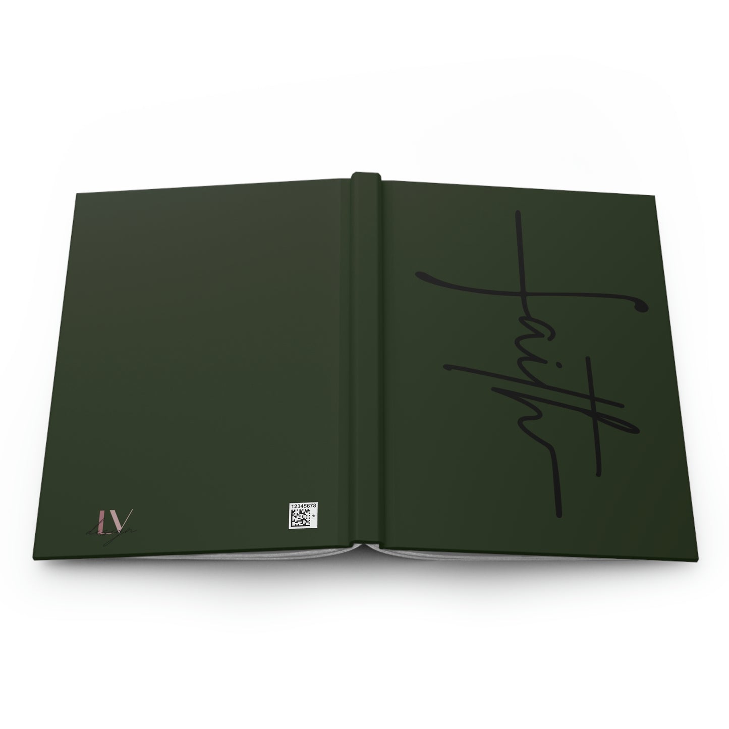 Faith | Inspirational Notebook | Christian Journal (Hardcover) (Green)