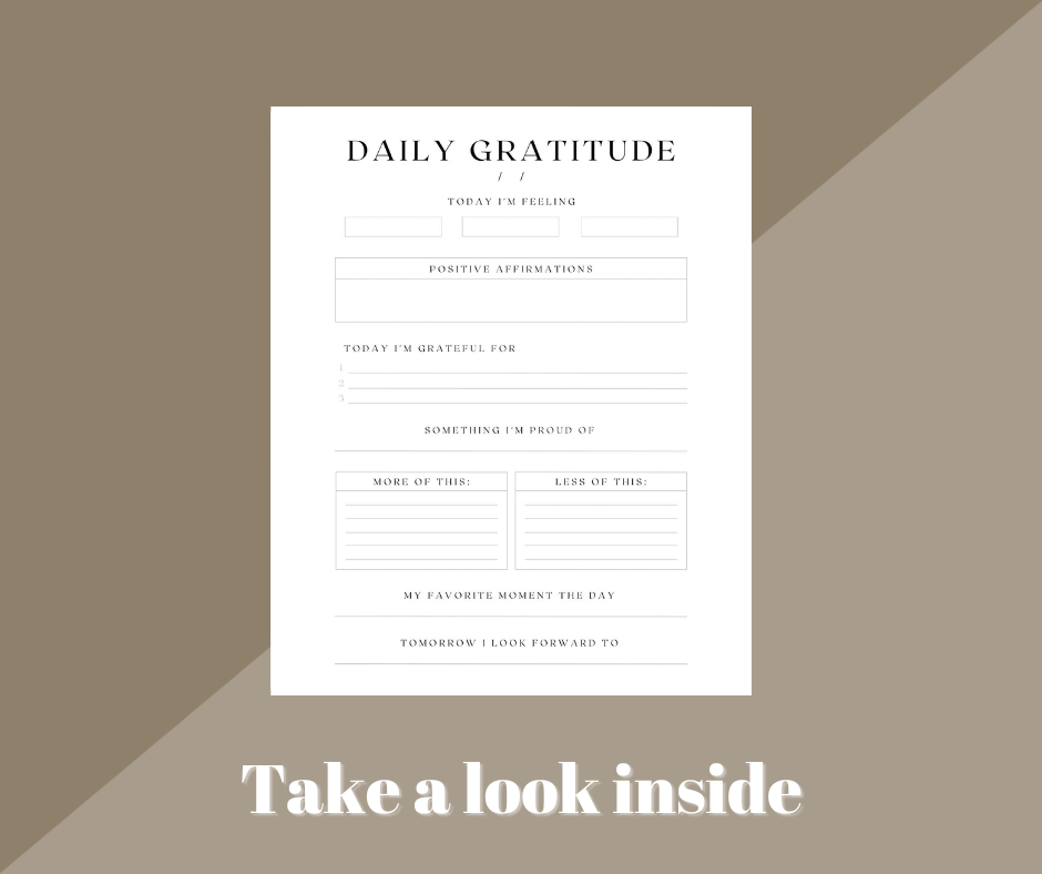 The Gratitude Journal | Daily Guided Gratitude Journal | Reflection & Manifestation Journal | (Hardcover)