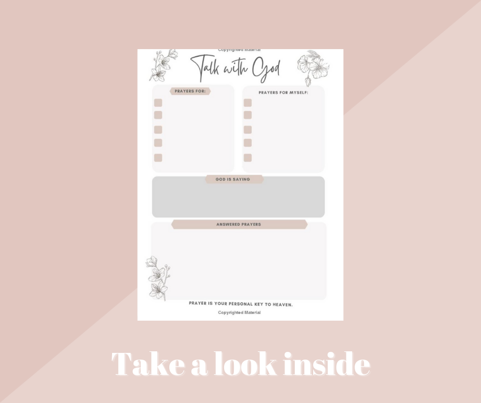 Girl Just Pray About It Prayer Journal for Women | Guided Prayer Journal