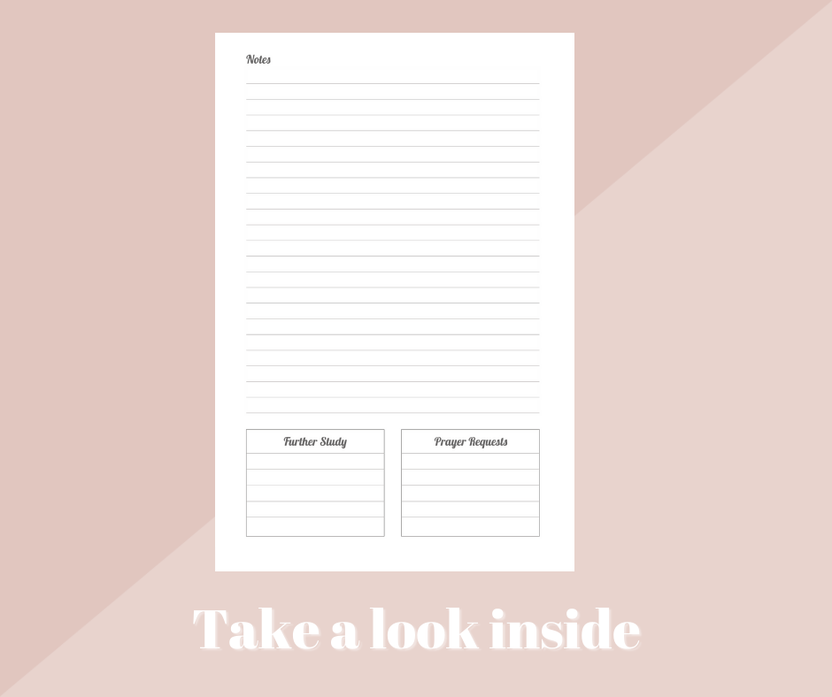 My Sermon Notes Journal | Church notes, Sermon Notes Journal for Woman, Floral Journal to Record. Reflect, Worship, Meditate and Remember