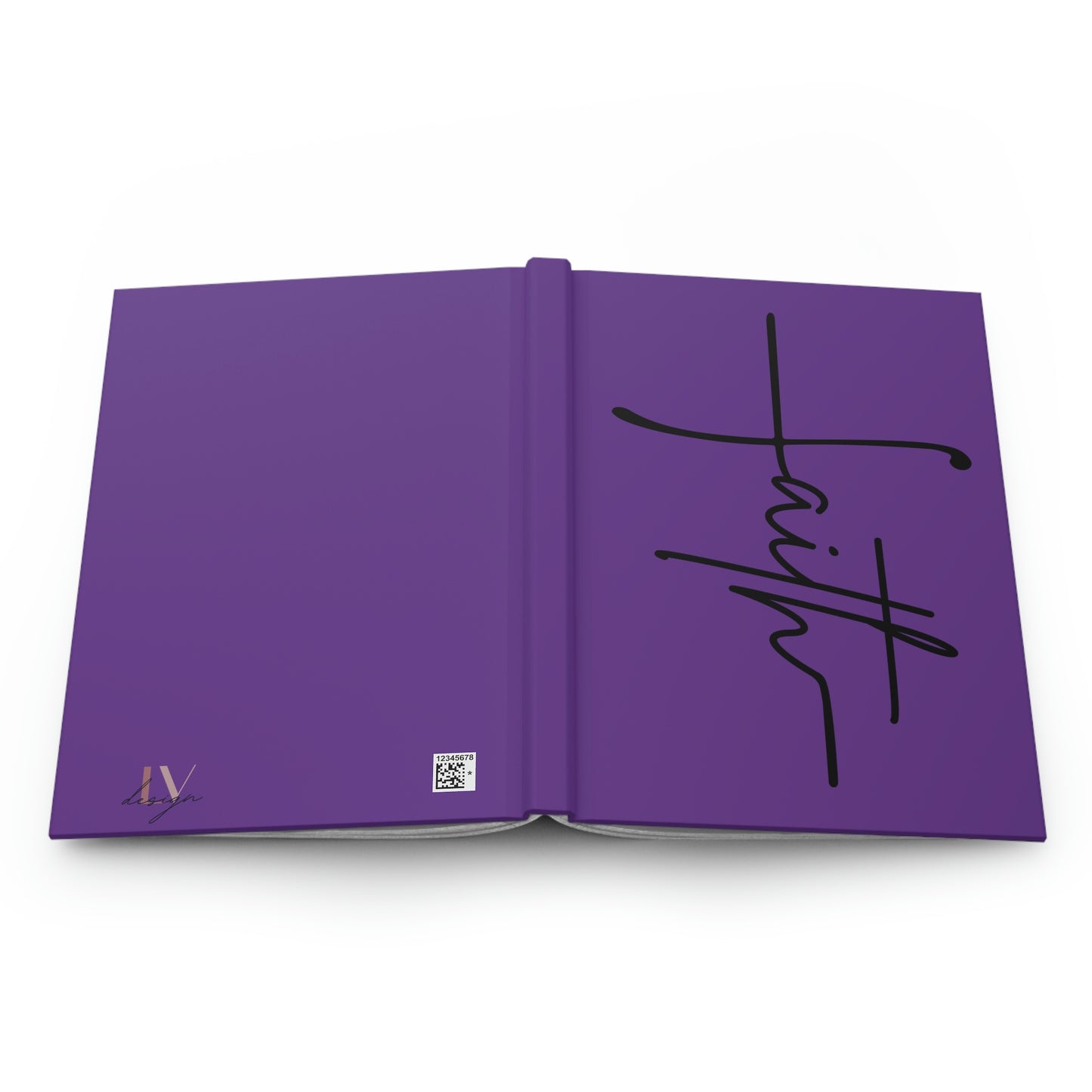 Faith | Inspirational Notebook | Christian Journal (Hardcover) (Purple)