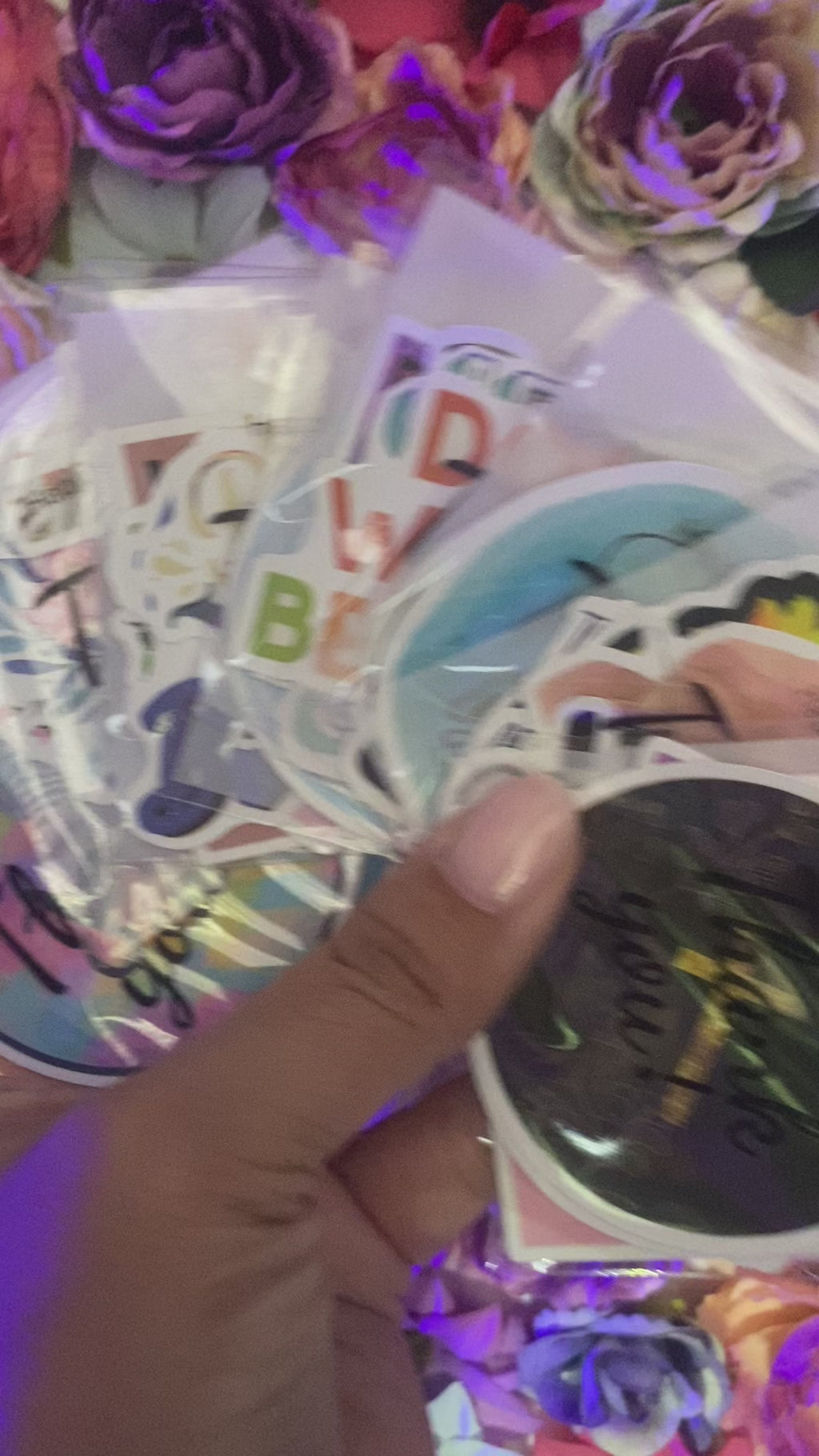 Christian Inspirational Mystery Sticker (Pack of 5) (Waterproof) (Vinyl)