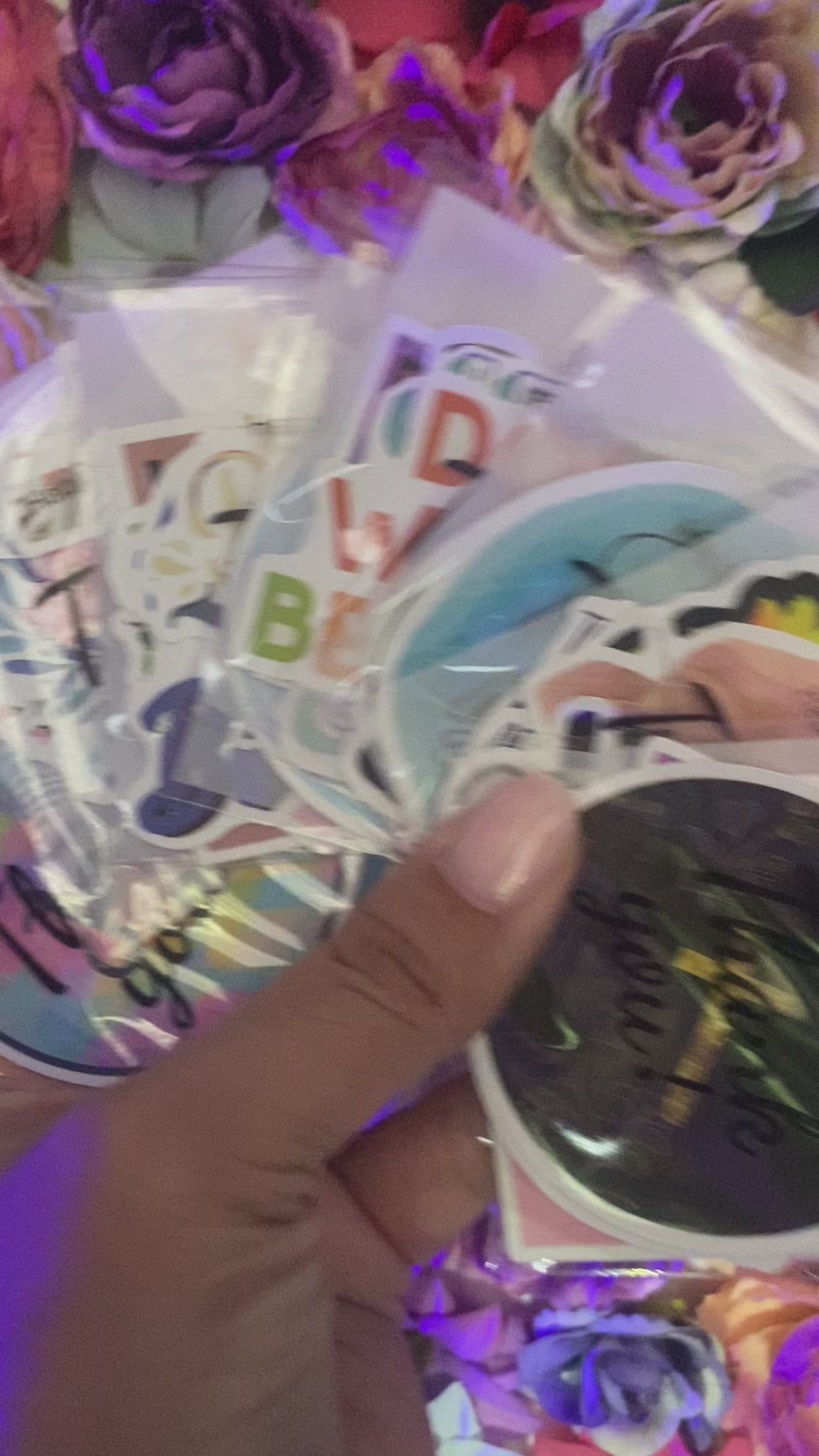 Christian Inspirational Mystery Sticker (Pack of 5) (Waterproof) (Vinyl)