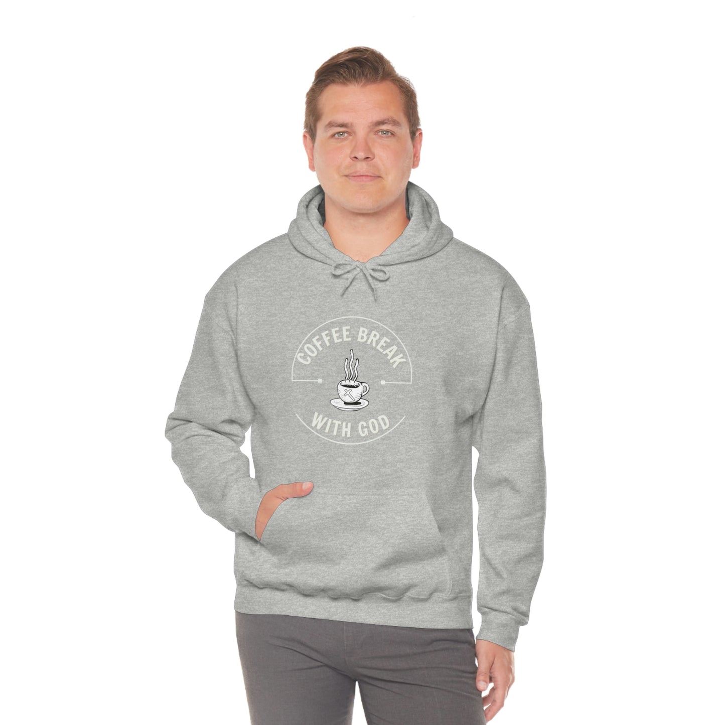 Coffee Break with God Hooded Sweatshirt