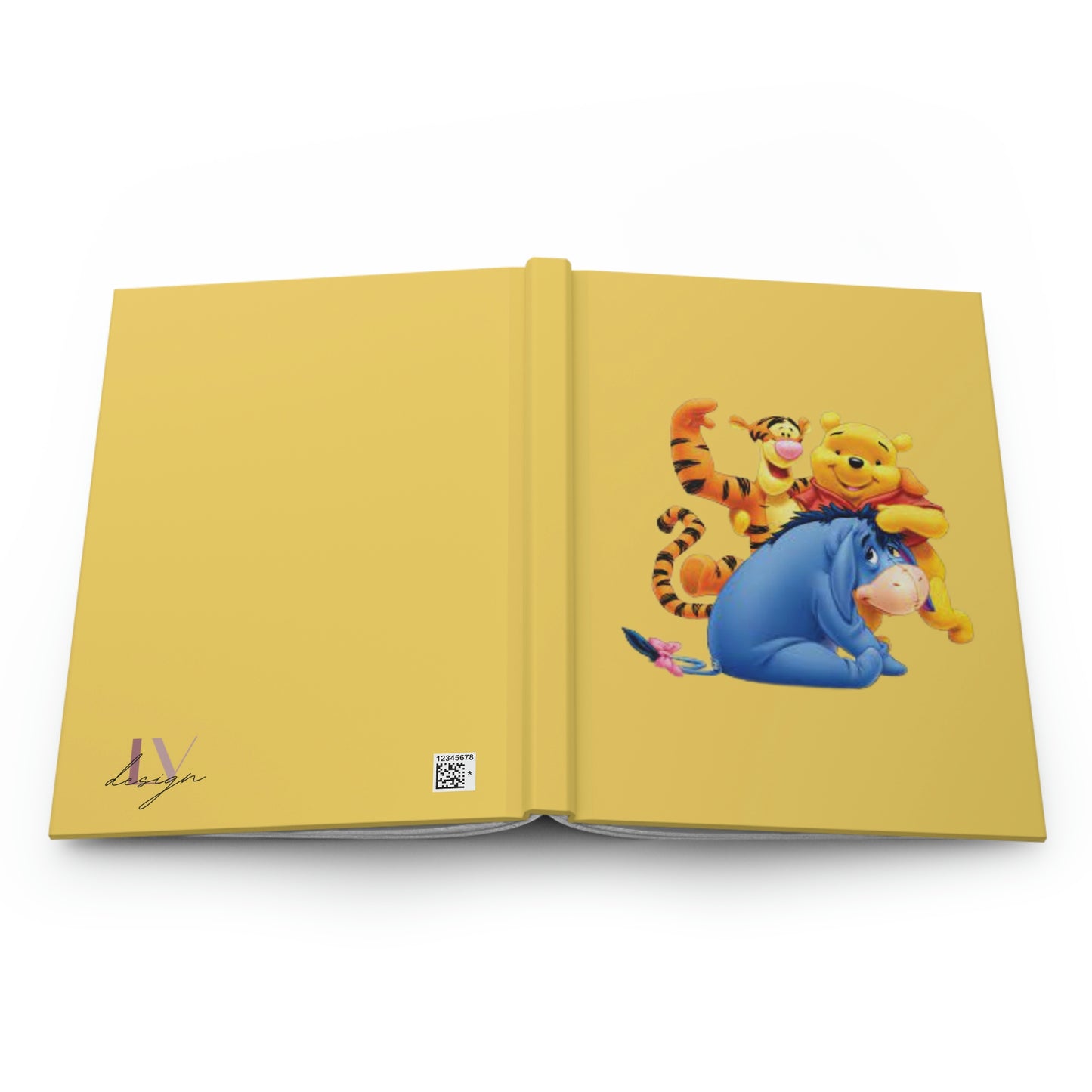 Winnie The Pooh Bear Hardcover Journal Matte