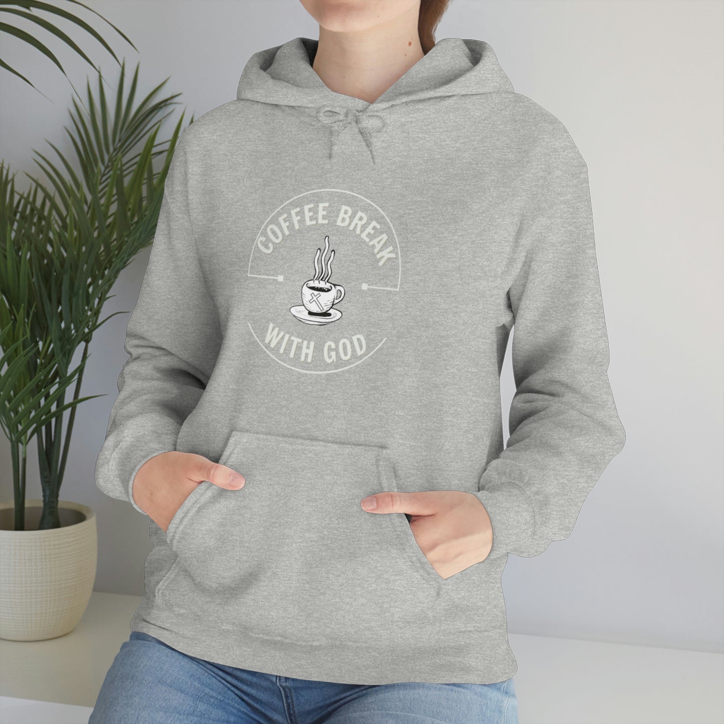 Coffee Break with God Hooded Sweatshirt