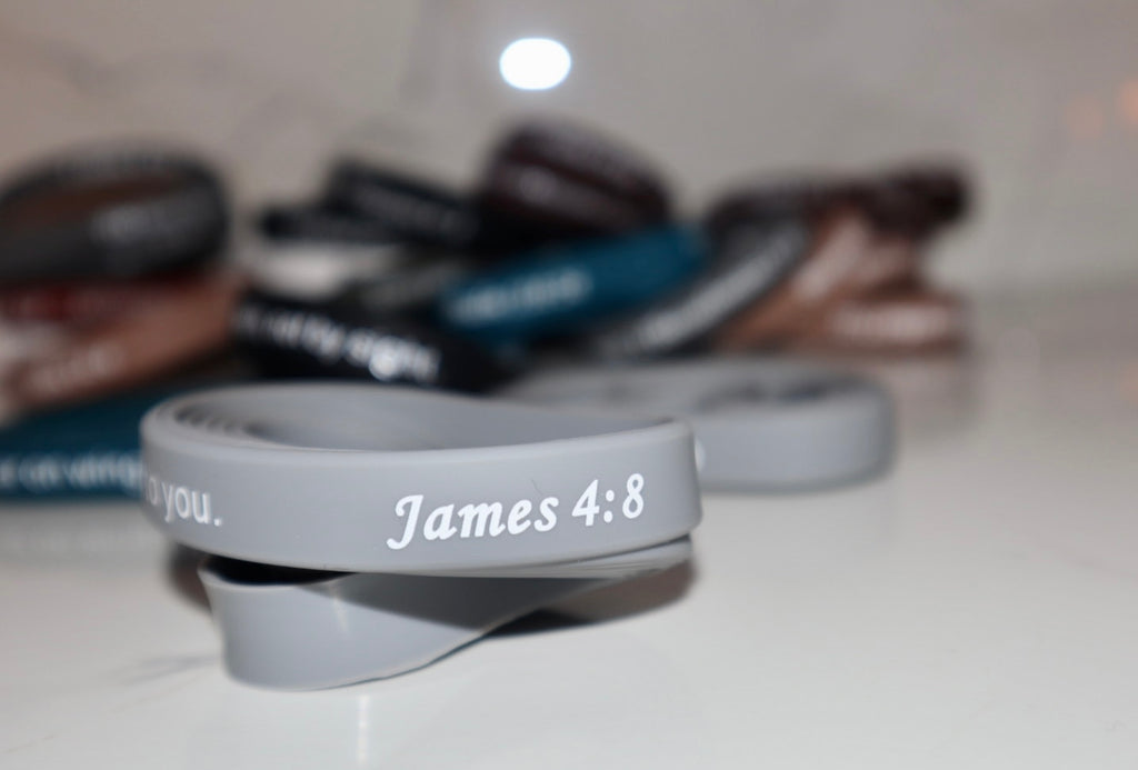 BIble Verse Rubber Silicone Bracelets (Unixsex) , Wristbands for Men Women Teens