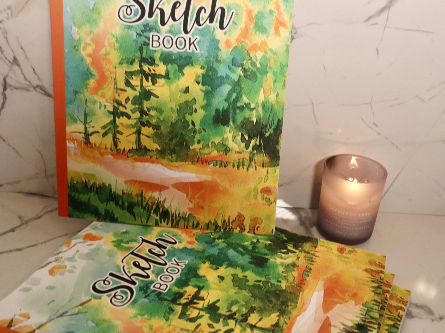 Sketch Book: Notebook for Drawing, Writing, Painting, Sketching or Doodling: Large Watercolor/Abstract Sketch Book- Linda's Christian Boutique