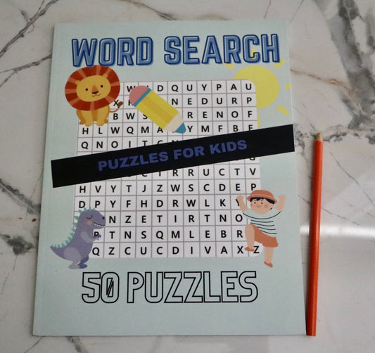 Word Search Puzzles For Kids: Search And Find Puzzle Book For Hours Of Challenge And Fun ( 50 Puzzles)